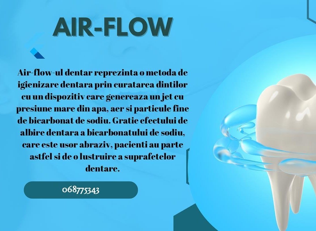 igienizare dentara airflow